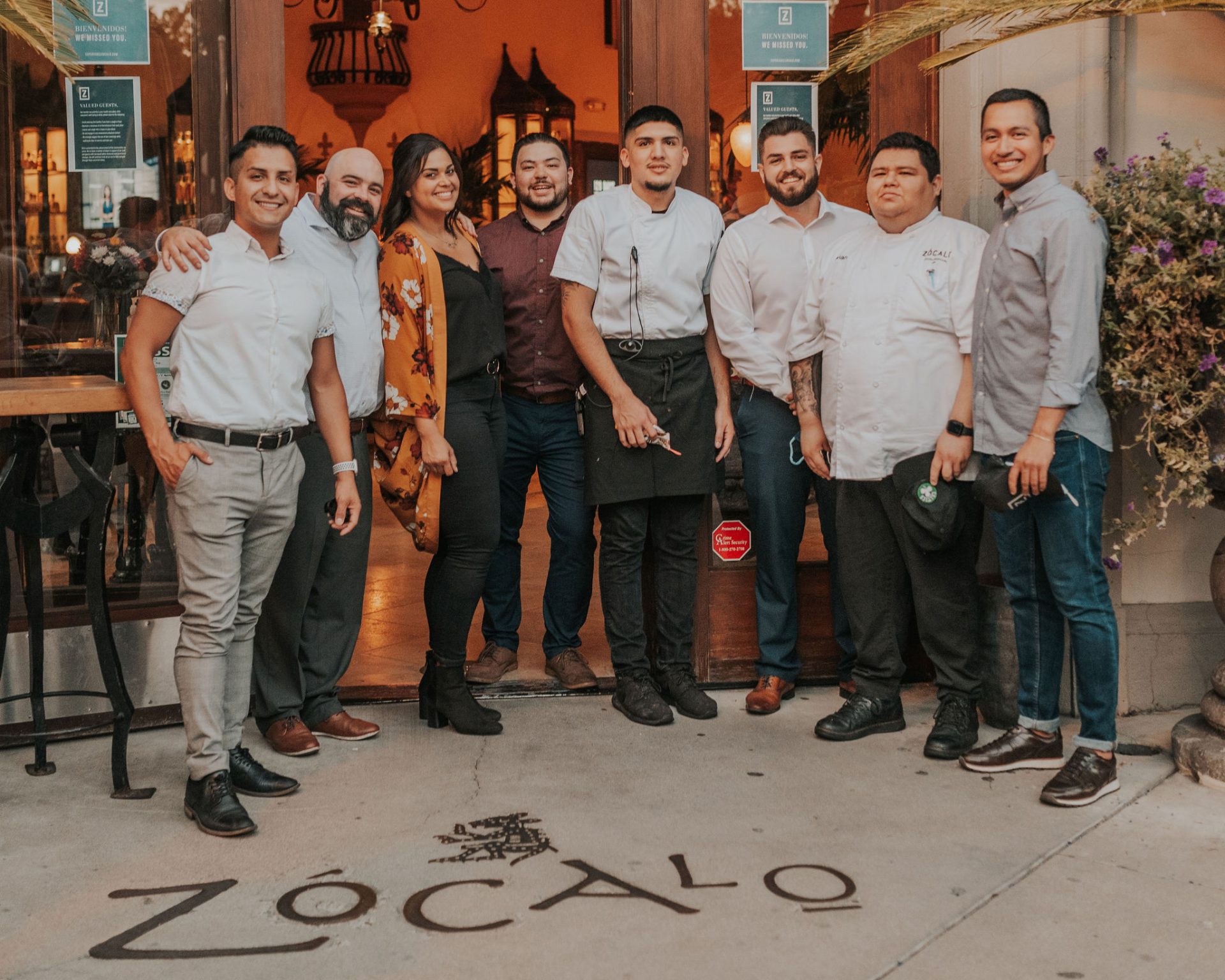 Zócalo staff posing for a picture