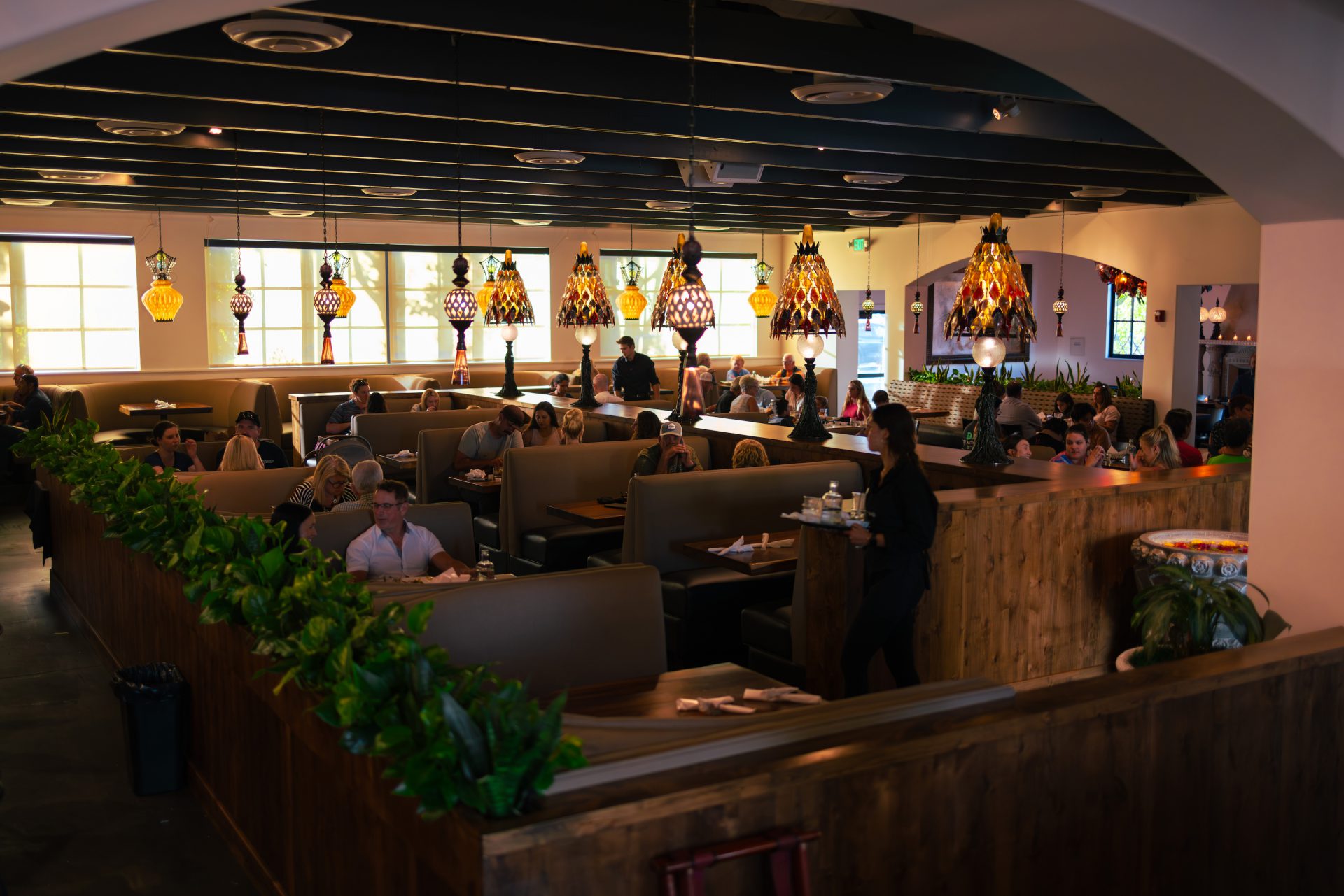 Restaurant dining area